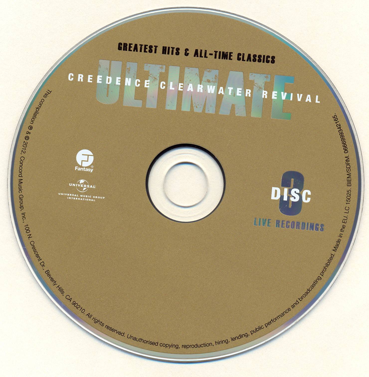 Creedence Clearwater Revival Ultimate CCR : CD3